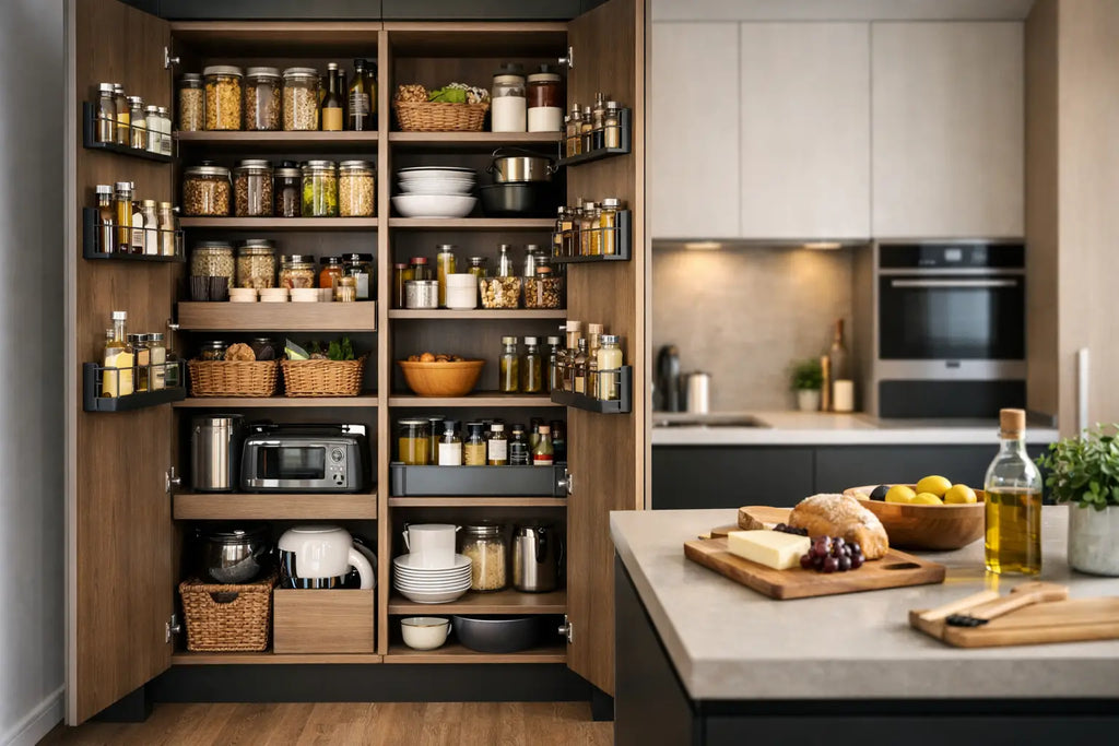 Pantrykast keuken inrichten met slimme indeling