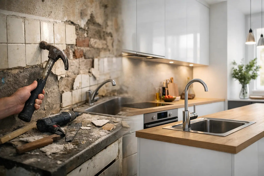 Keuken renovatie of vervangen - wat kiest u?