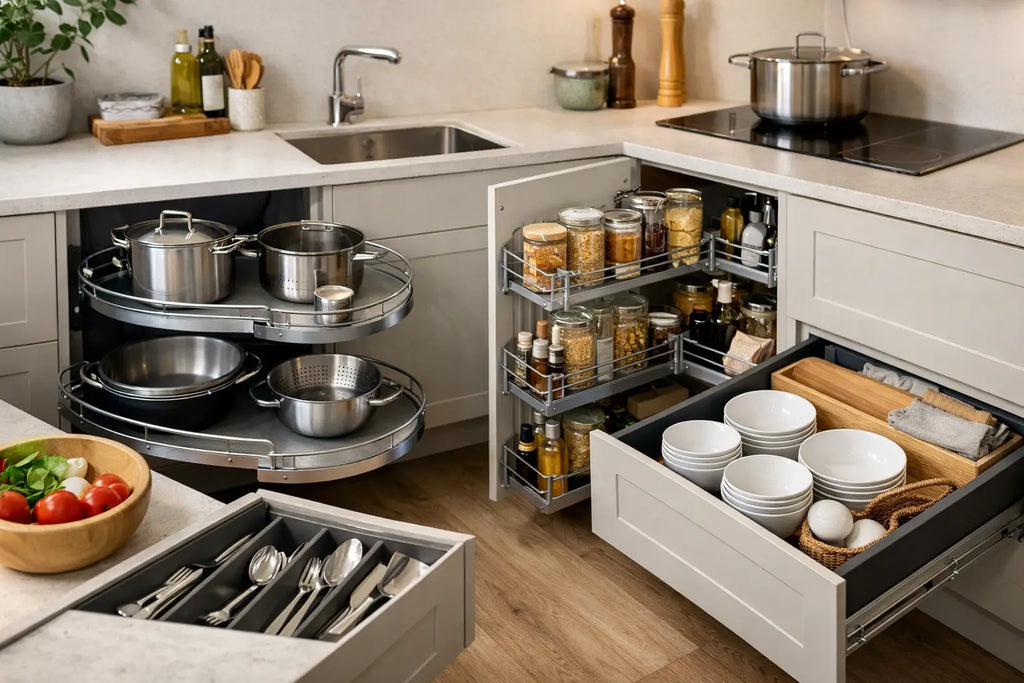 7 beste oplossingen voor keukenhoeken thuis