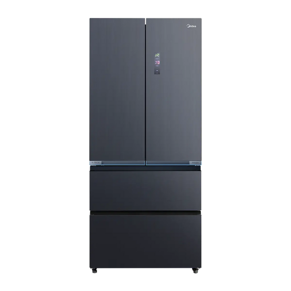 Midea MDRF705BIE70 French door koelkast 191 cm nightsky black / glazen front