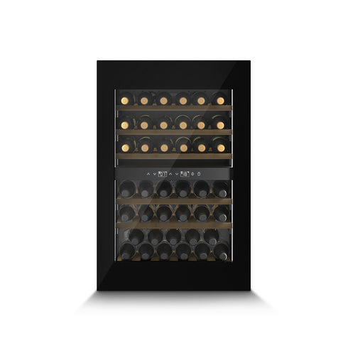 CASO Royale inbouw wijnklimaatkast voor 41 flessen met luxe push‑to‑open deur.