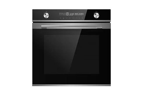 Midea 7NP30E0IX inbouw oven met pyrolyse 60 cm zwart/rvs