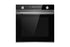 Midea 7NP30E0IX inbouw oven met pyrolyse 60 cm zwart/rvs
