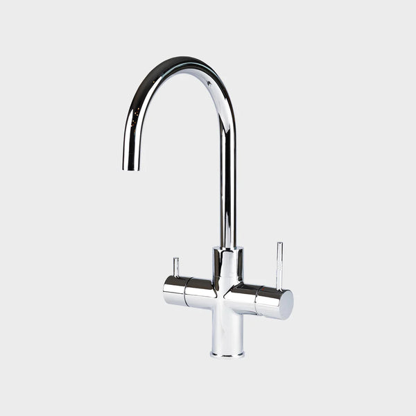 Unito Ace Boil chroom pvd kokendwaterkraan met ronde uitloop – altijd direct 100 graden kokend water