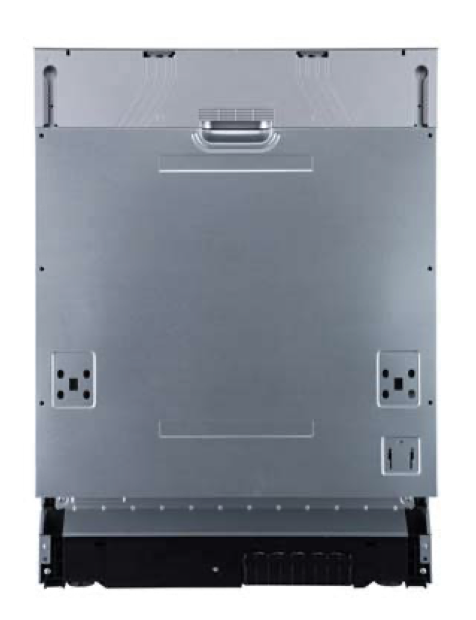 Midea MDWPB1303LS-W volledig integreerbare vaatwasser 60 cm inox