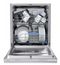 Midea MDWEB1303MS-W volledig integreerbare vaatwasser 60 cm inox