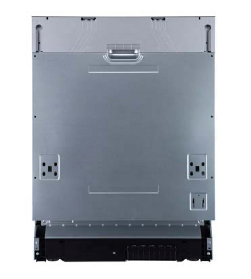 Midea MDWEB1303MS-W volledig integreerbare vaatwasser 60 cm inox