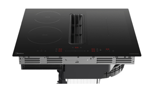 Midea MIH742FY18K1 inductiekookplaat met geïntegreerde afzuiging 60 cm zwart