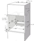 Midea 7NM30E0IX inbouw oven 60 cm zwart/rvs