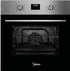 Midea 65M90D2IX inbouw oven 60 cm rvs