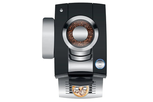 Z10 Aluminium Black (EA): premium volautomaat met koude extractie en P.R.G.-molen. Voor topkoffie, warm én koud, met één touch.