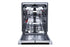 Midea SV 8.60 XXL volledig integreerbare vaatwasser 60 cm inox